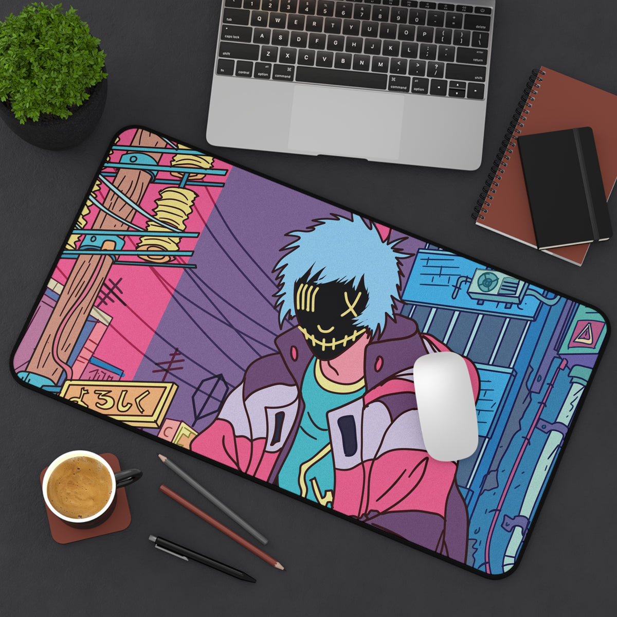 Anime Boy Gaming Desk Mat