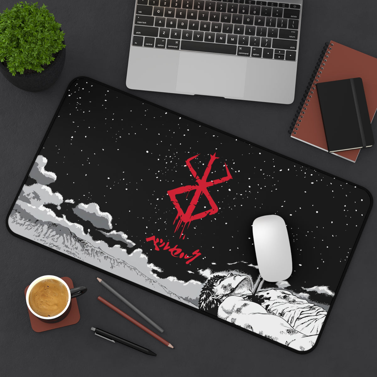 Guts Berserk Night Gaming Desk Mat