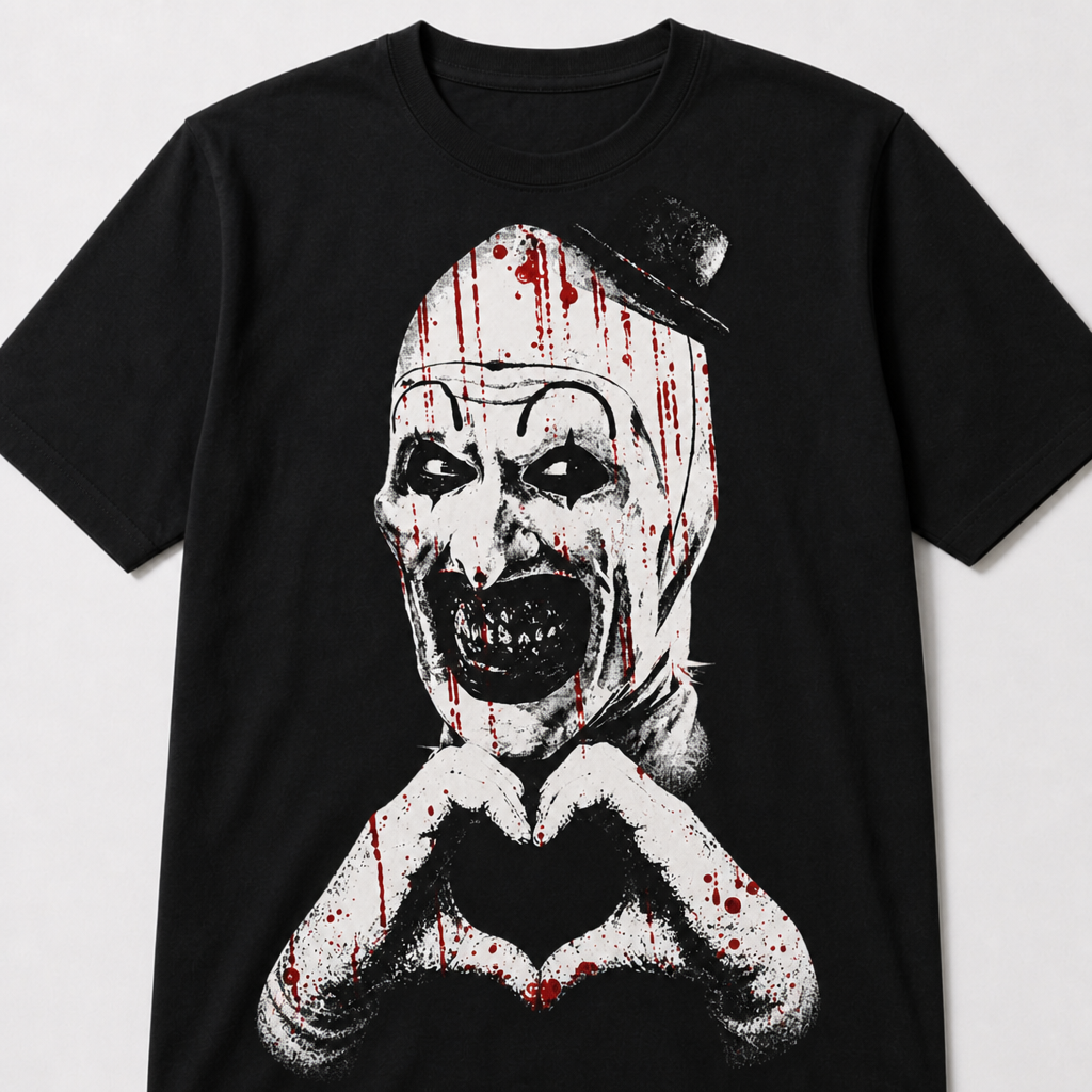 Terrifier Horror Clown Scary Clown Creepy Slasher T-Shirt