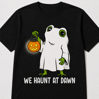 We Look After Ghosts at Dawn Ghost Frog T-Shirt