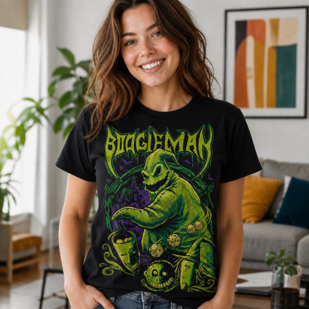 Oogie Boogie Boogieman Image Funny Halloween T-Shirt