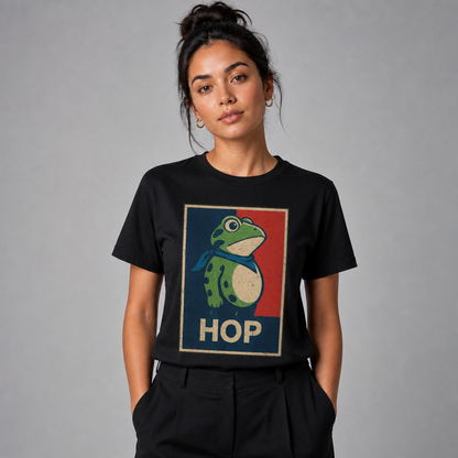 Hop Frog Hope Poster Parody Funny T-Shirt