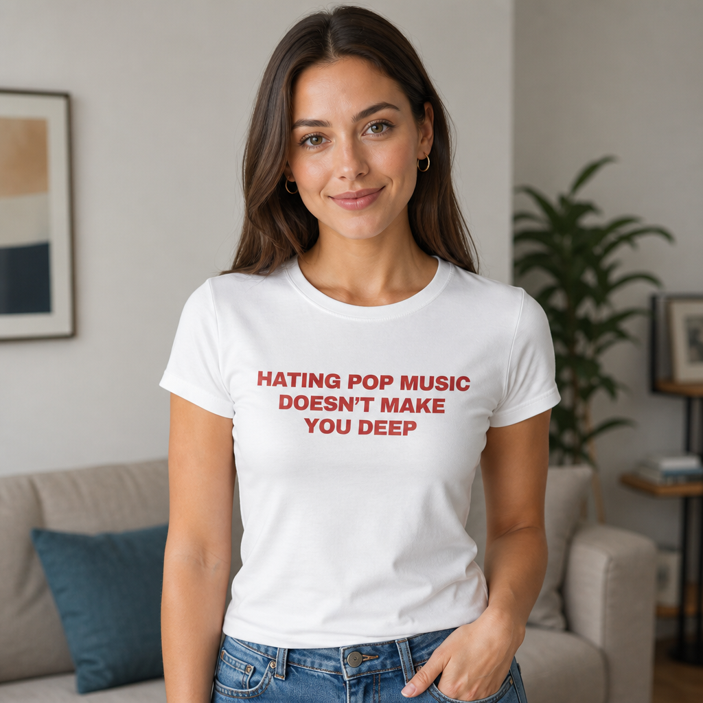 Hating Pop Music Doesn't Make You Deep T-Shirt