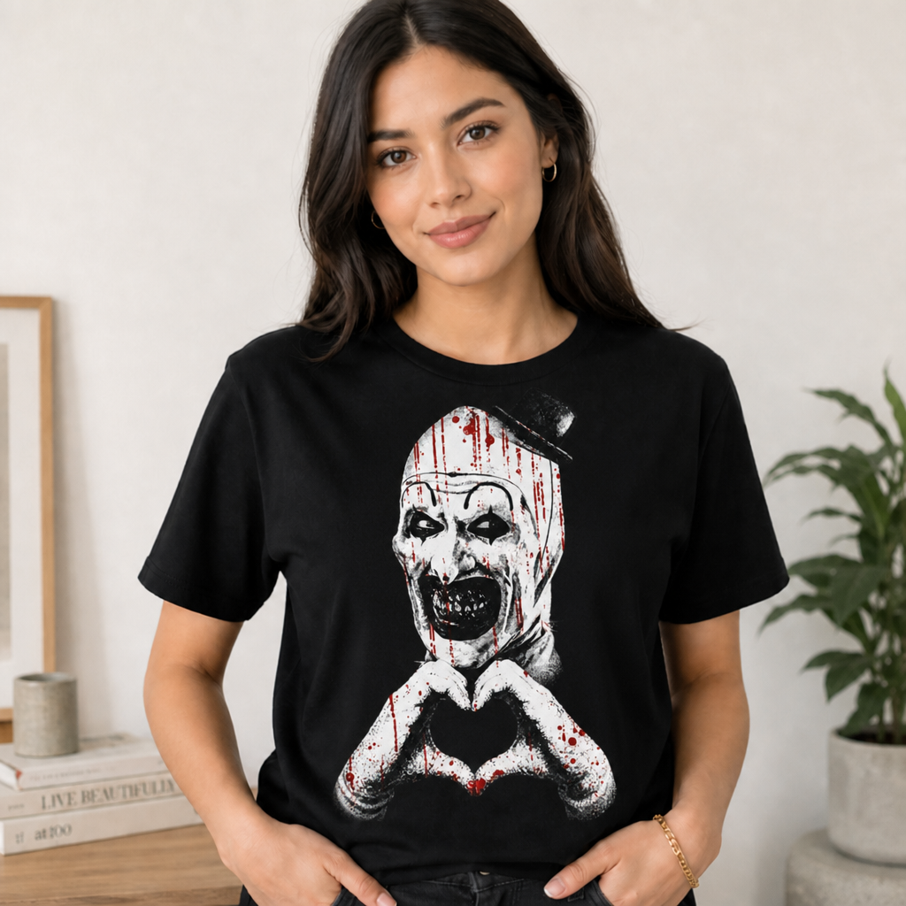 Terrifier Horror Clown Scary Clown Creepy Slasher T-Shirt