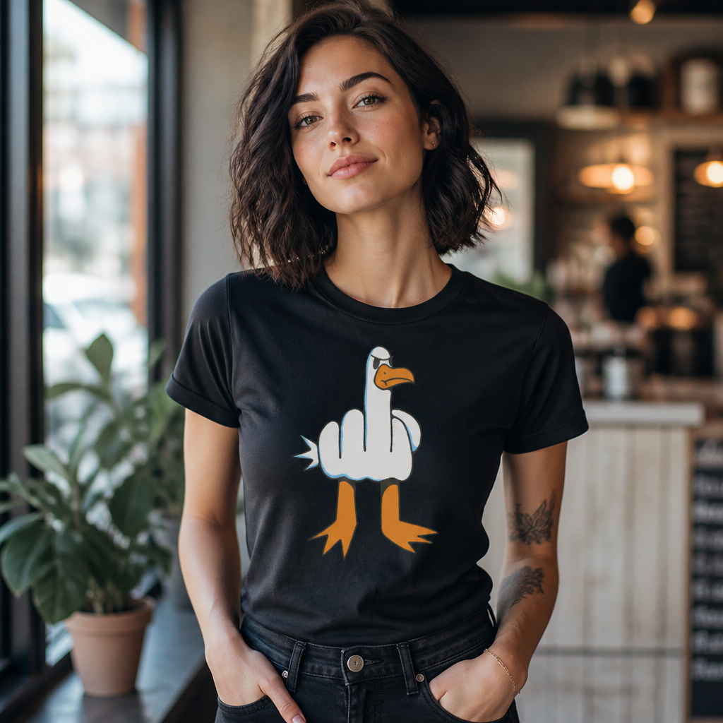 Flipping the Bird Goose T-Shirt