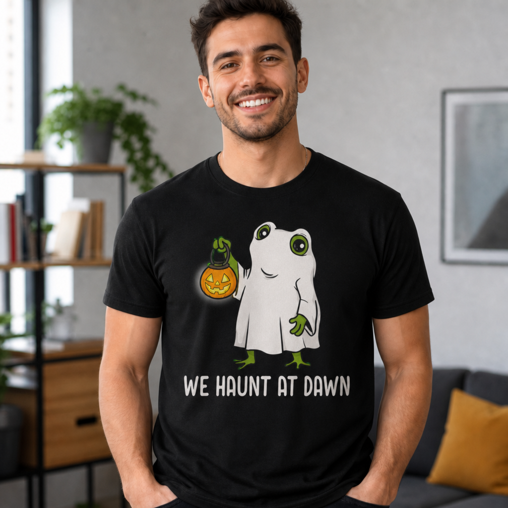 We Look After Ghosts at Dawn Ghost Frog T-Shirt