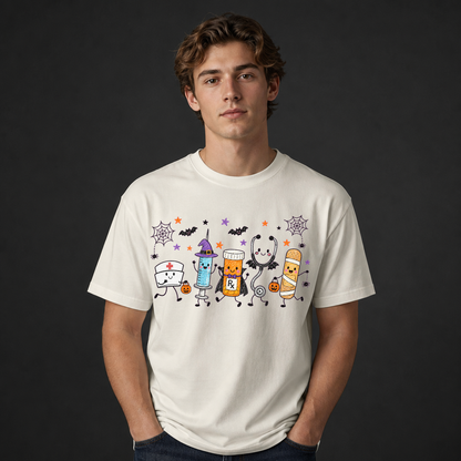 Cute Halloween Nurse T-Shirt, Spooky Nurse