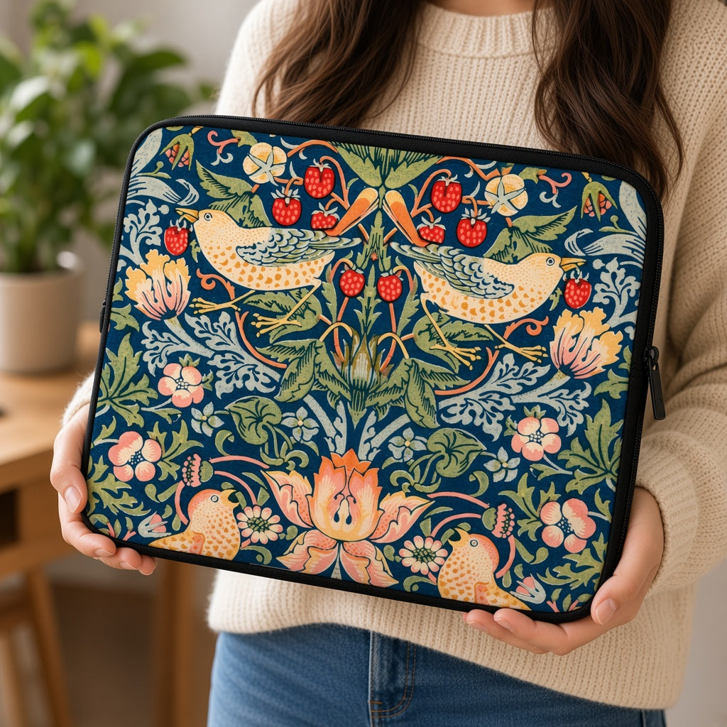 William Morris Strawberry Thieves Laptop Sleeve