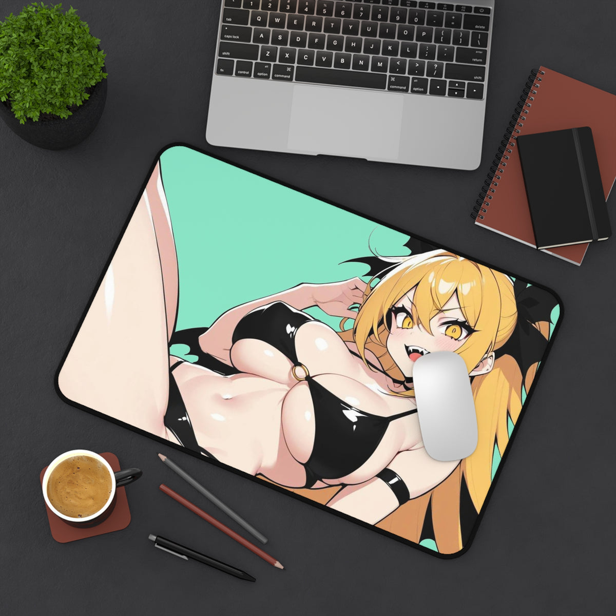 Anime Girl in Bikini 2 Desk Mat