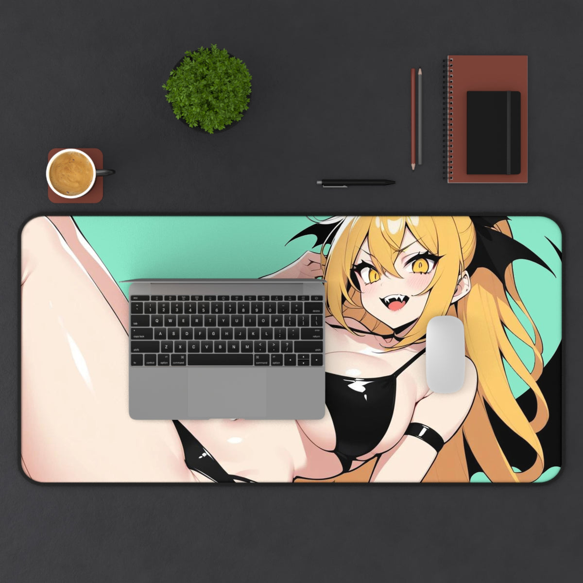 Anime Girl in Bikini 2 Desk Mat