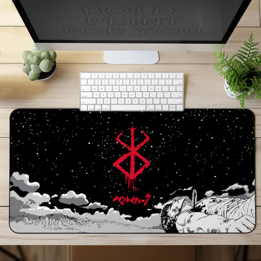 Guts Berserk Night Gaming Desk Mat
