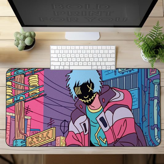 Anime Boy Gaming Desk Mat