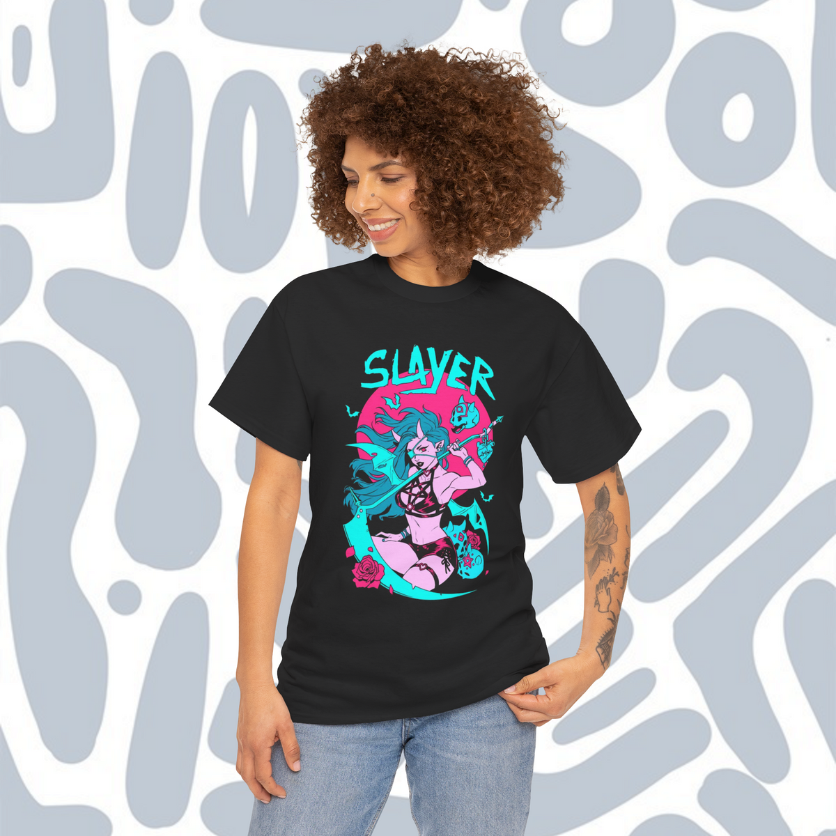 Anime girl slayer T-Shirt, Funny Unisex tee
