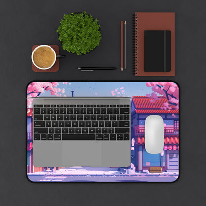 Asian city Anime Desk Mat