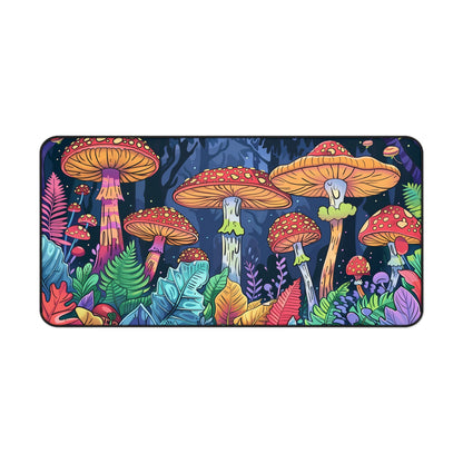 Forest mushrooms Desk Mat, gaming mouse mat, XXL deskpad mouse pad