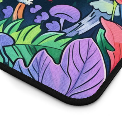 Forest mushrooms Desk Mat, gaming mouse mat, XXL deskpad mouse pad
