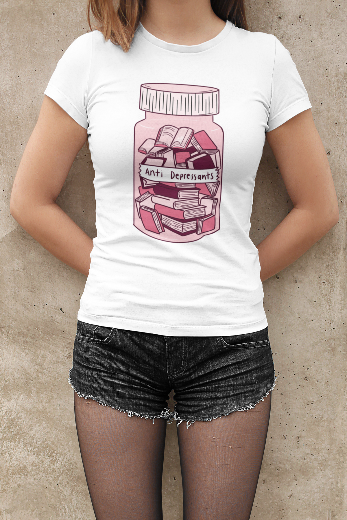 Books are the best antidepressant T-shirt, funny t-shirt, graphic shirts, unisex tshirt, printed T-shirt - Bolt Print