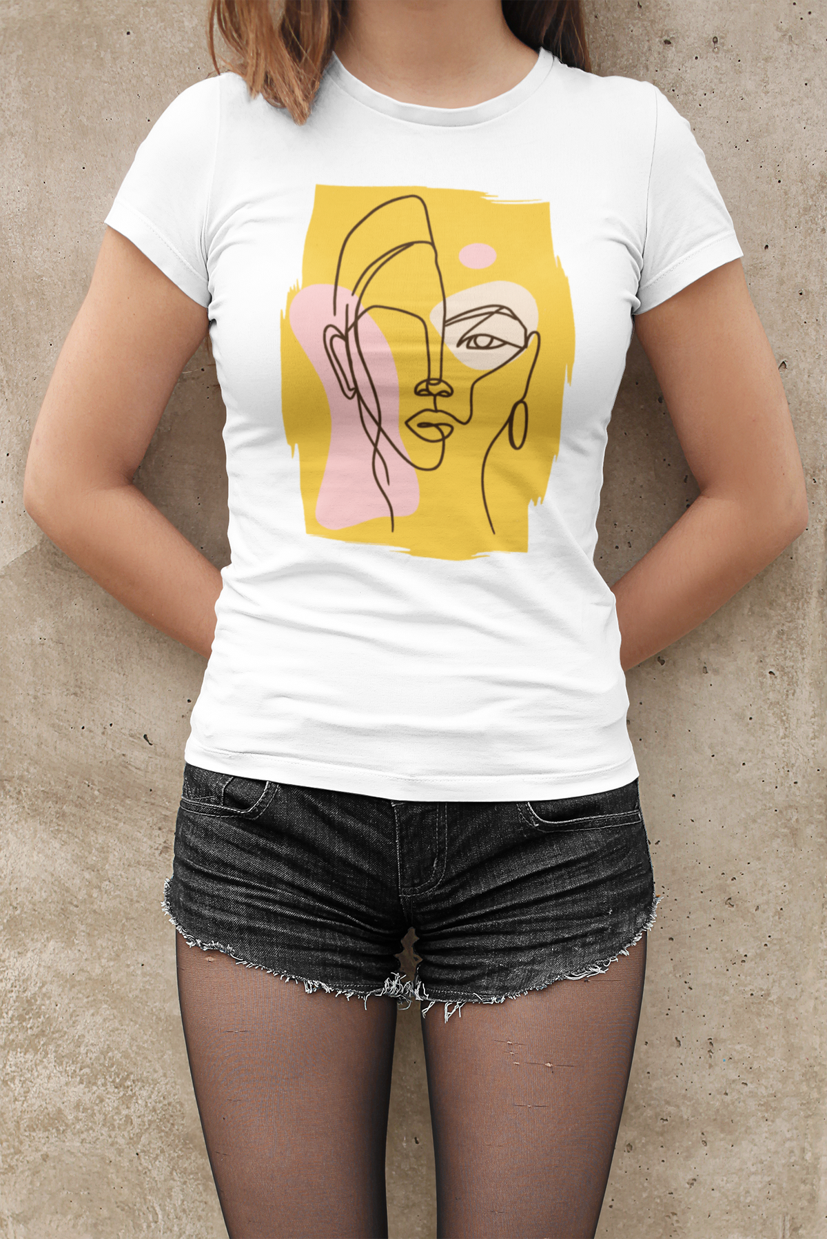 Yellow face T-shirt, funny t-shirt, graphic shirts, unisex tshirt, printed T-shirt - Bolt Print